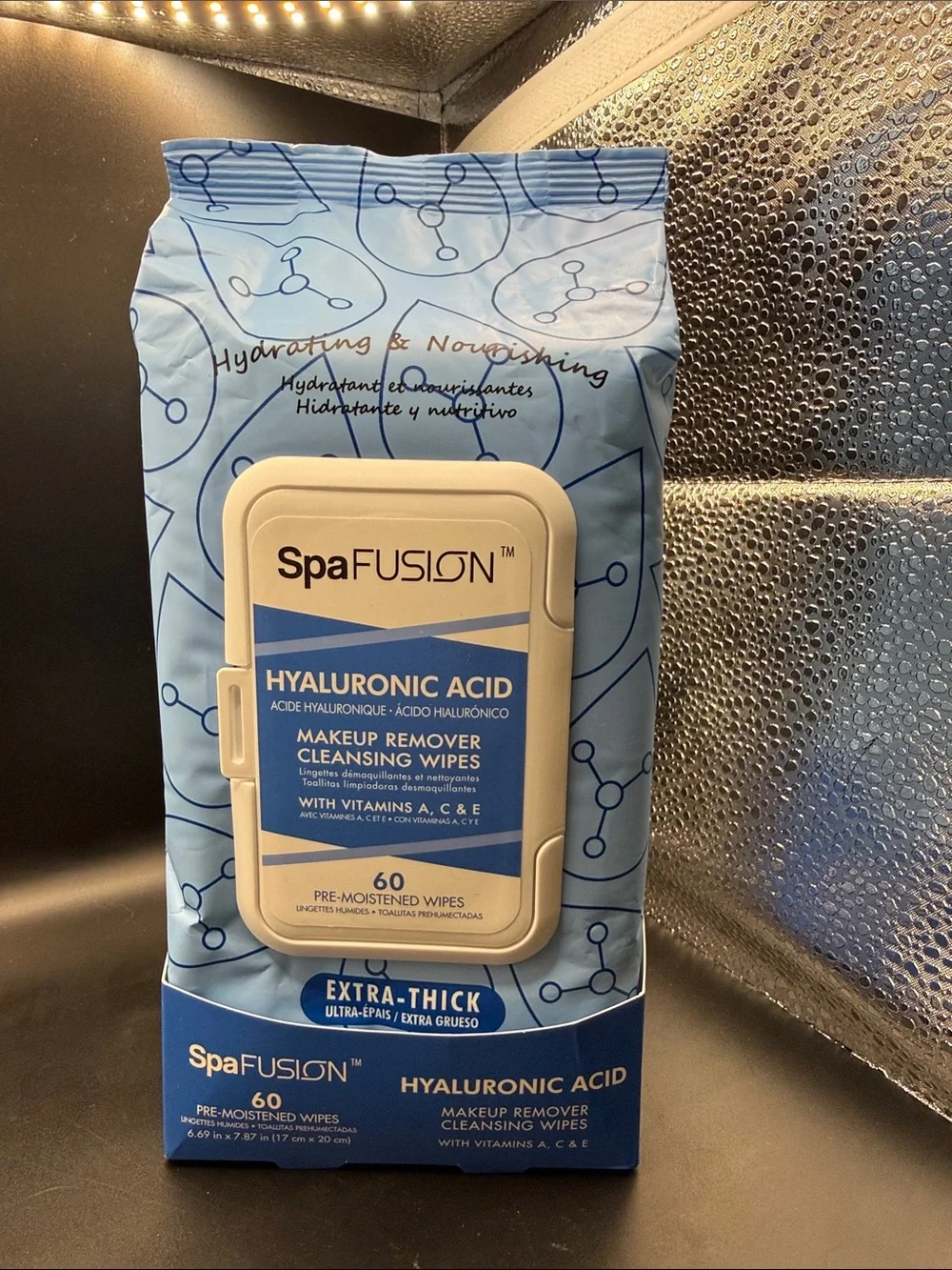 Hyaluronic Acid Makeup Remover Cleansing Wipes - 60 wipes